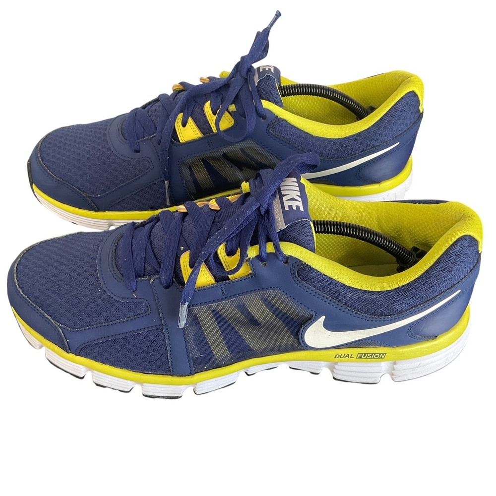 Nike Dual Fusion ST 2 Mens Running Shoes Blue Volt 454242-400 Size 12